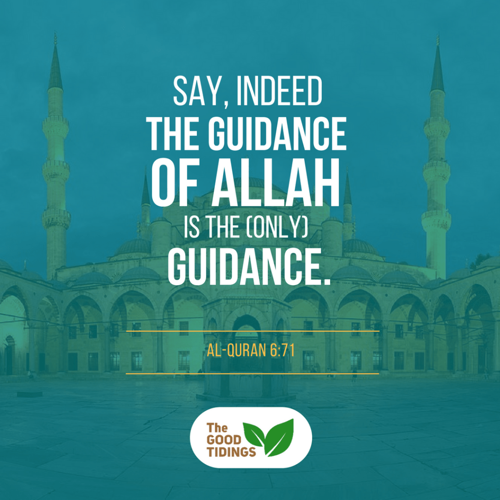 Thank you, Allah, for Your guidance.