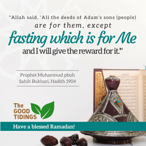 Fasting is for Allah.