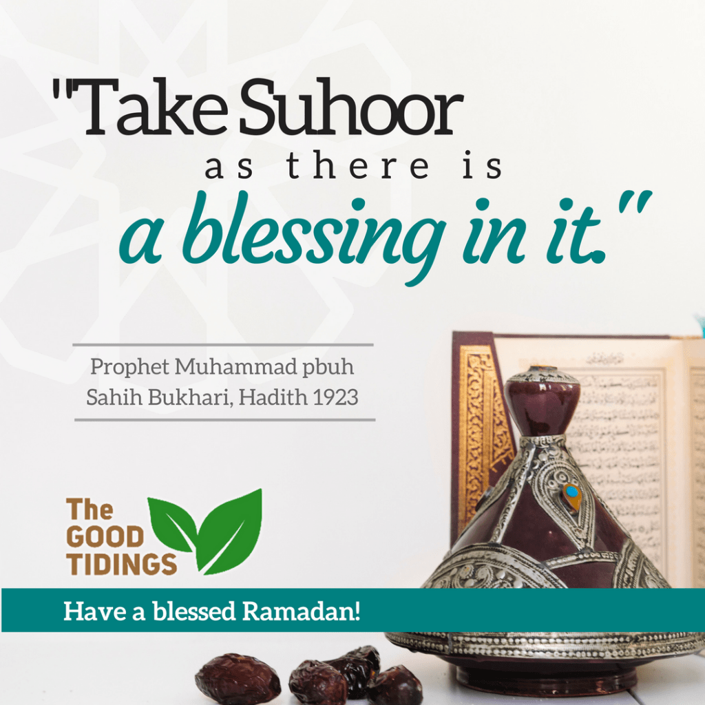 Don't leave the Suhoor!