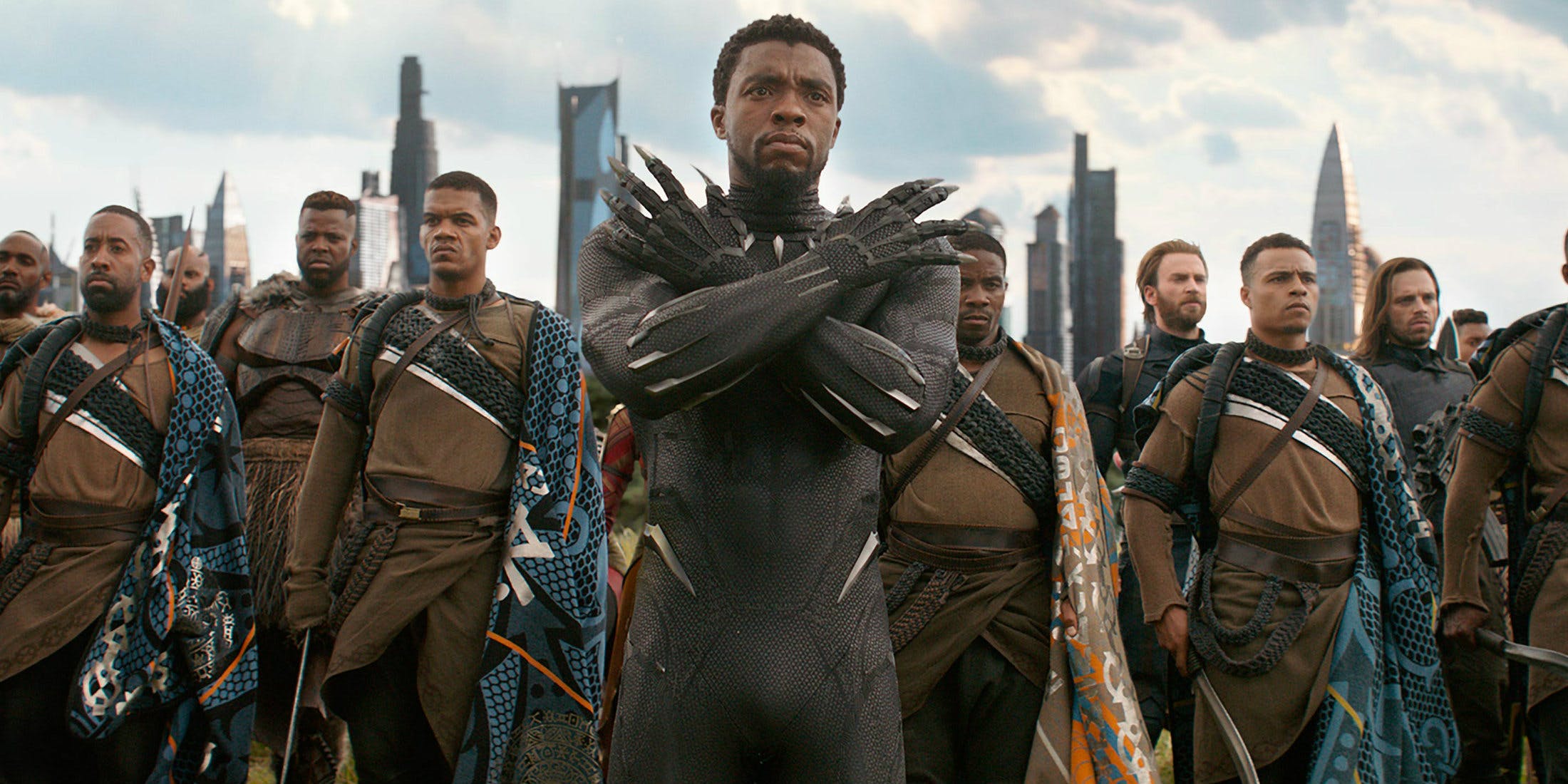 Chadwick Boseman, who played King T’challa of Wakanda, Africa chanted the kingdom’s motto ‘Wakanda forever!’ in the Black Panther movie.
